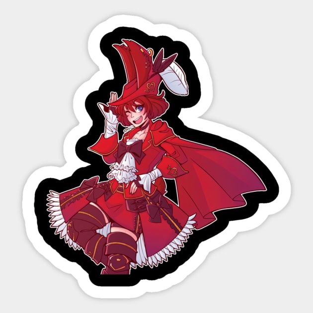 Viera Kairi Sticker by AinisticGina